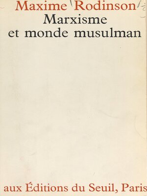 cover image of Marxisme et monde musulman